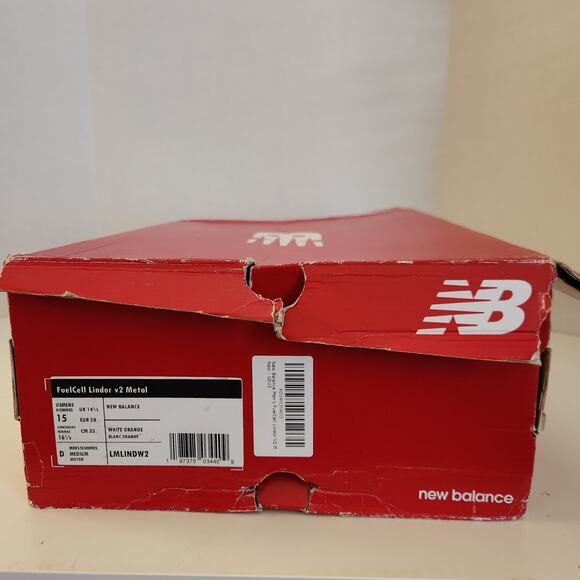 New Balance Men's FuelCell Lindor V2 Metal Baseball Shoe, white , 15 - Picture 10 of 10